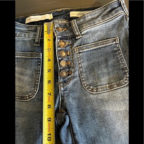 Pilcro And The Letterpress Anthropologie High Rise Denim Leggings - Picture 10 of 12